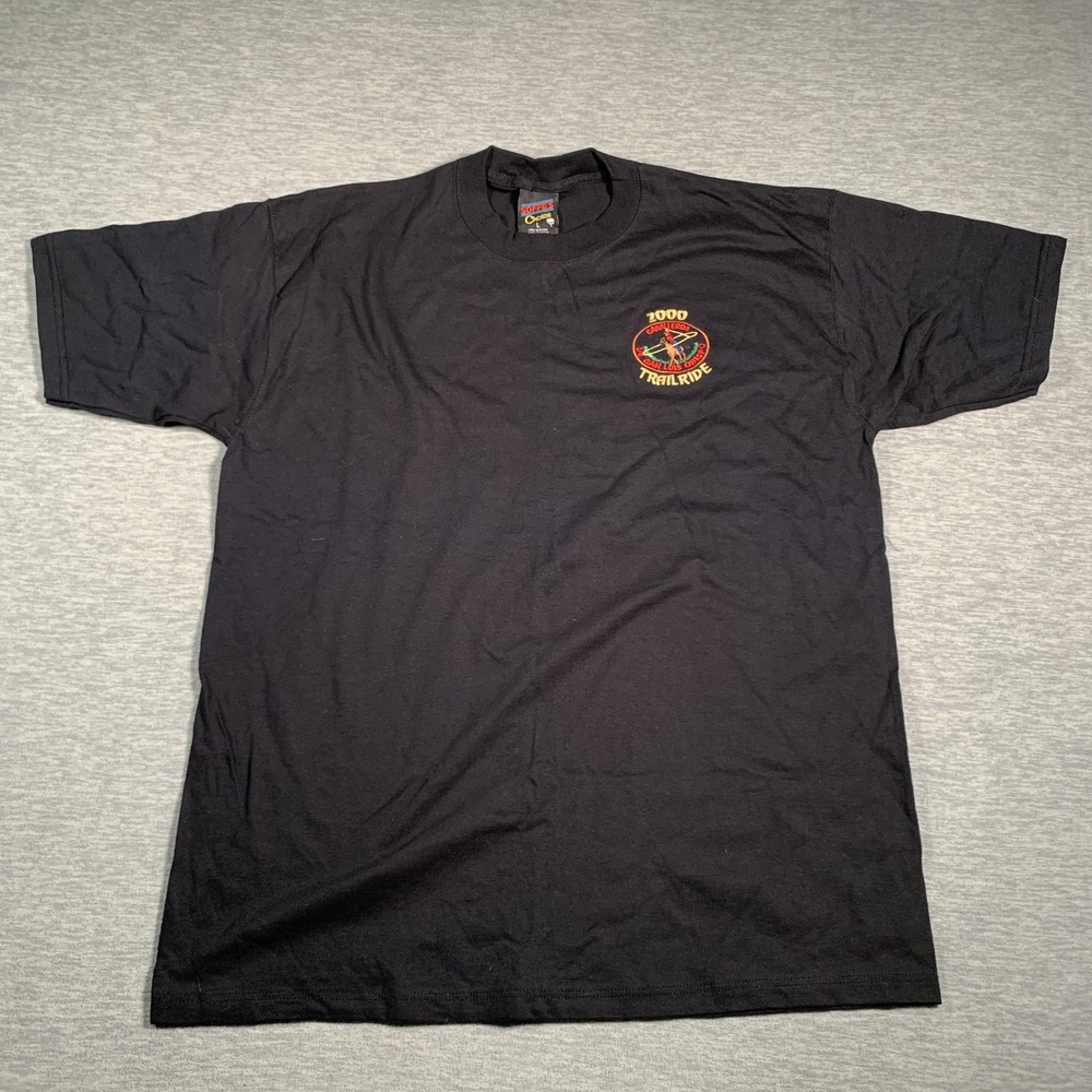 Vintage Caballeros De San Luis Obispo Shirt Mens Large Trail Ride 2000 Horse‎